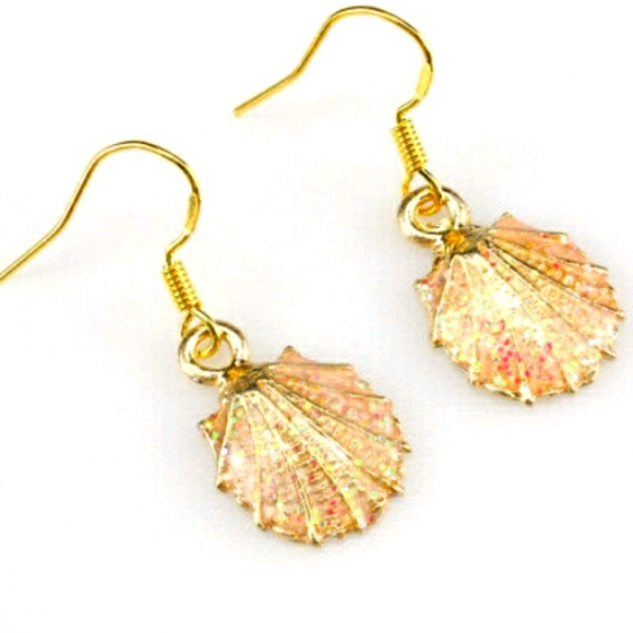 🐚Sparkling Sea🐚Shell Earrings🐚 - Picture 4 of 5
